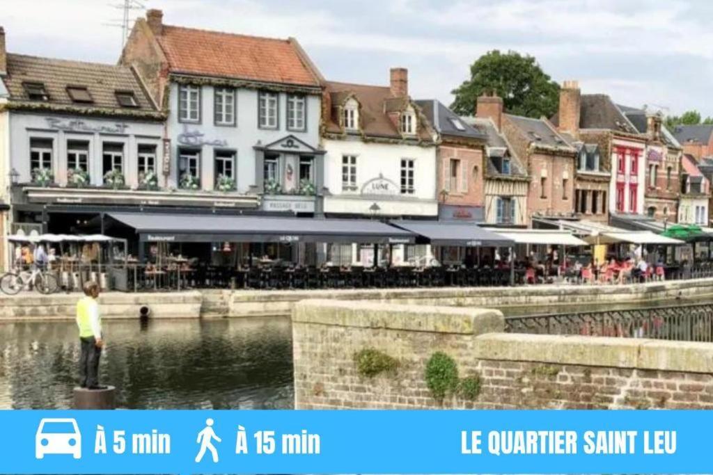 Grand Studio Amiens Gare Tout Confort Wifi Netflix 2Pers Bagian luar foto